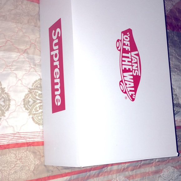 VANS X SUPREME COLLAB SK8 MID RARE BLACK MENS SHOES SIZE 11 LIMITED EDITION NIB! - Picture 8 of 8